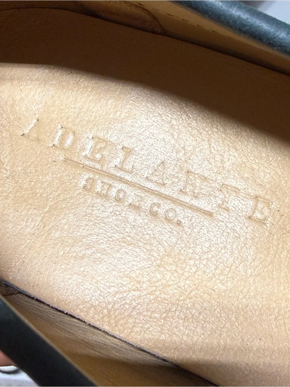 Adelante The Luca Penny Loafer in Denim Blue Leather